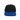 Upside Down Snapback Hat - Black & Royal