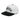 Upside Down Snapback Hat - Black & White